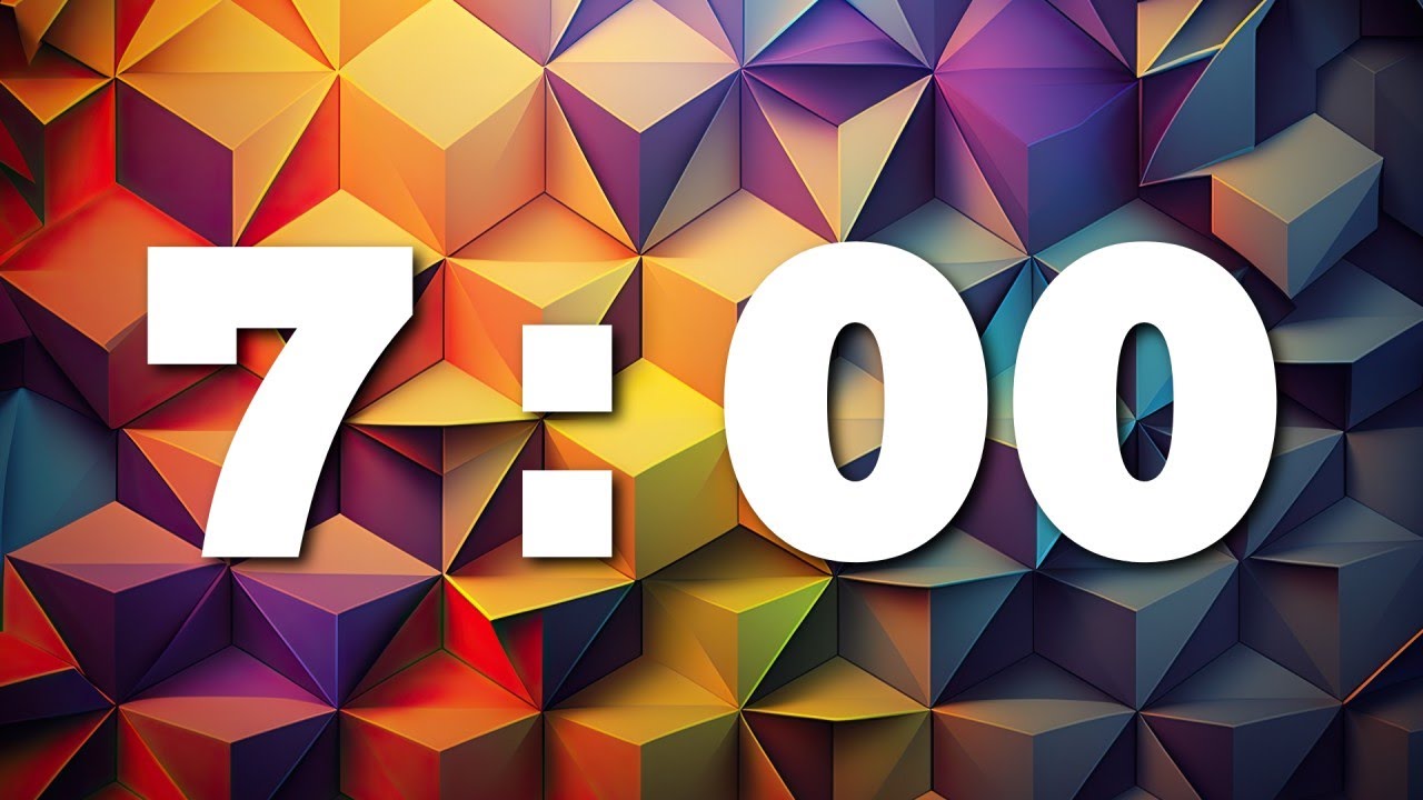 7:00 Geometric countdown timer - YouTube