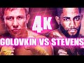 Gennadiy Golovkin vs Curtis Stevens (Highlights) 4K