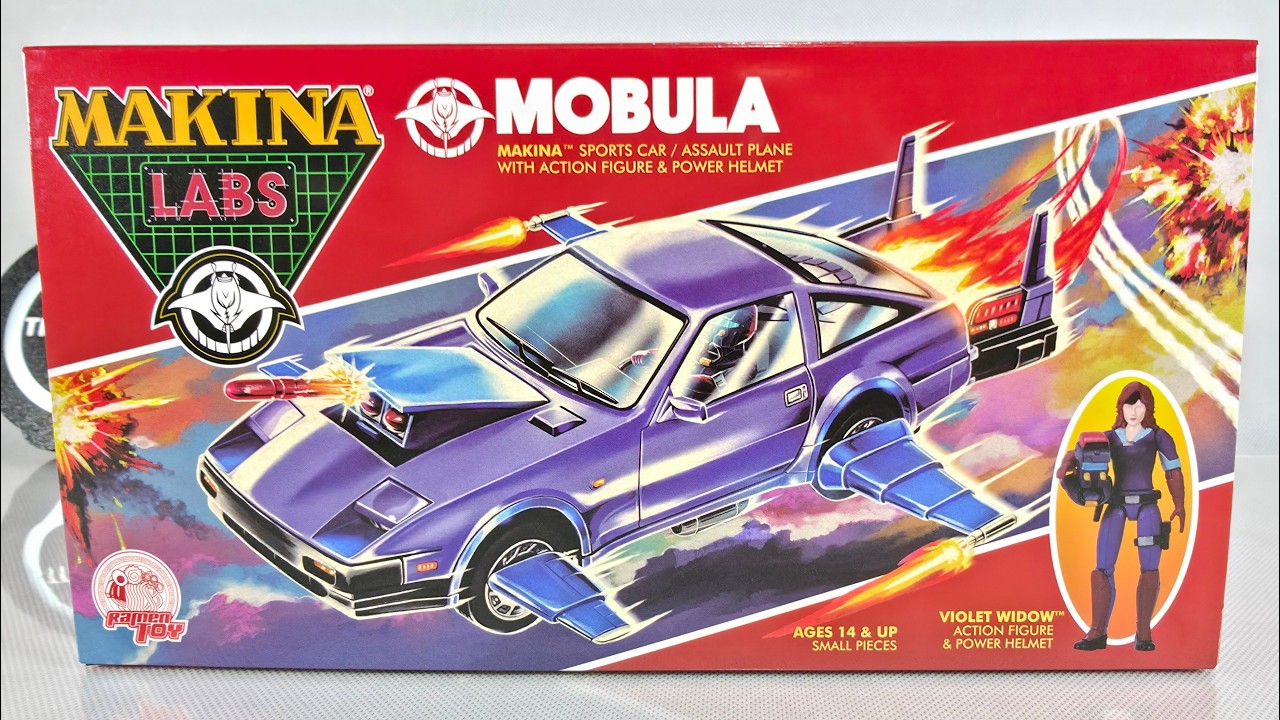 Unboxing: Ramen Toys Makina Labs MKN04 Mobula - YouTube