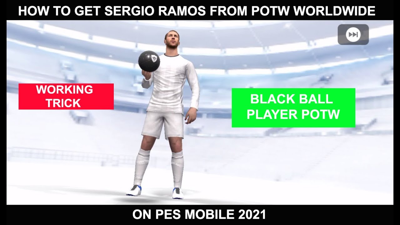 Get Sergio Ramos from POTW Worldwide |How to get Sergio Ramos from POTW Worldwide on Pes Mobile 2021