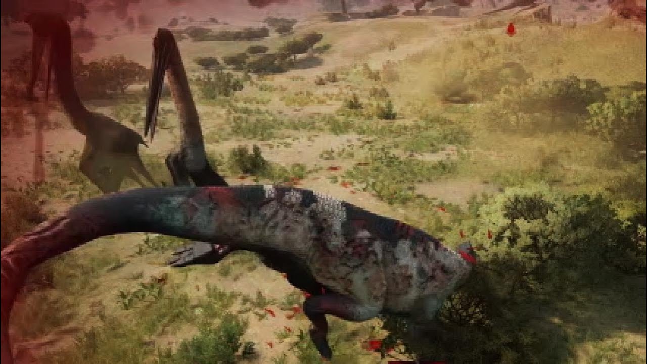 Path of Titans - A Fun Iggy vs Quetzals Fight - YouTube