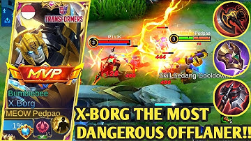 X-BORG THE MOST DANGEROUS OFFLANER‼️| BEST BUILD X-BORG 2023 | BUILD X-BORG DAMAGE 2023