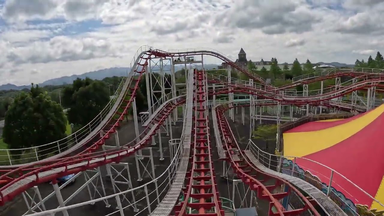 Jet Coaster - Kobe Fruit and Flower Park - Onride - Front Row