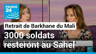Retrait de Barkhane au Mali : plus de 3 000 soldats français resteront déployés au Sahel