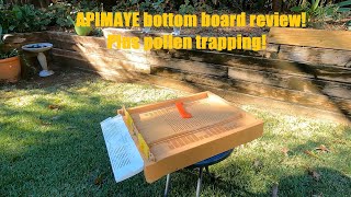 Apimaye bottom board review and pollen trapping! (Beekeeping)