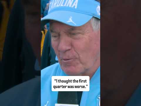 Coach Bill Belichick had jokes after picking up his first ranked win with UNC 😅