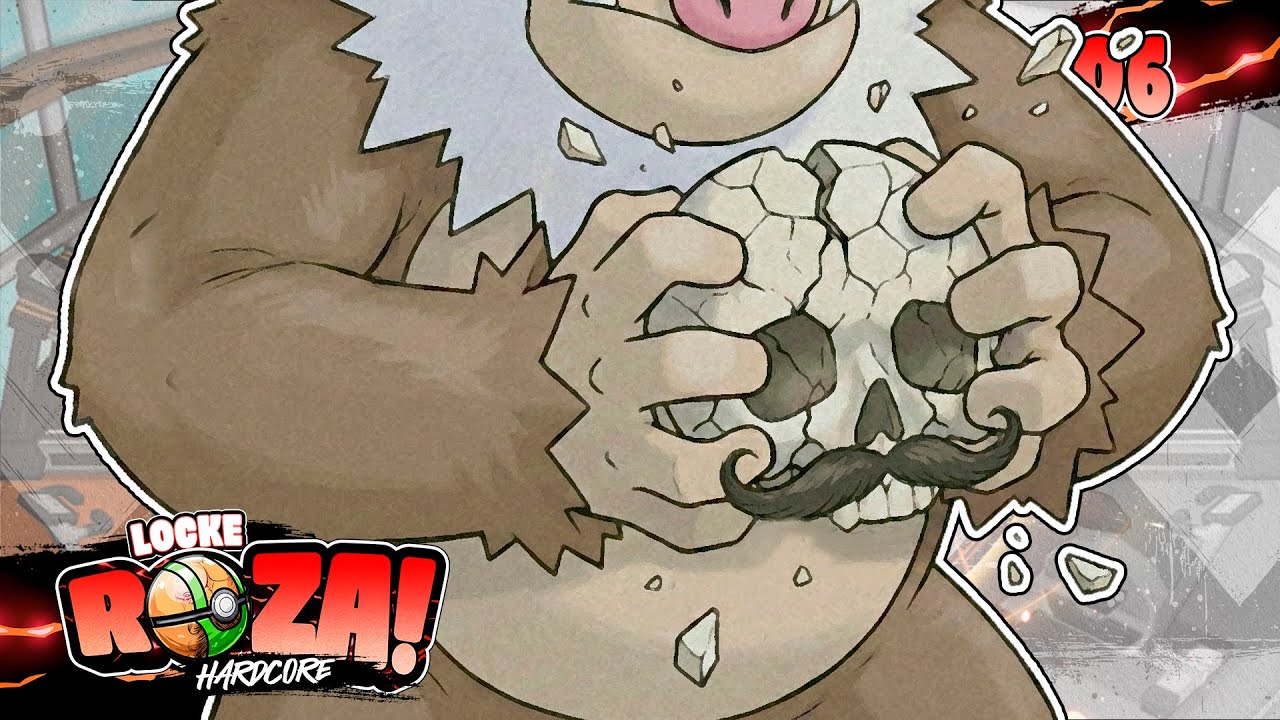 SLAKING EL APLASTACRÁNEOS 💀♨️ POKÉMON LOCKE-ROZA Ep.6 ♨️