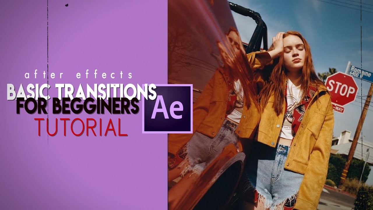 Basic Transitions for Begginers | after effects tutorial - YouTube