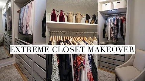 DIY Built-in Closet using IKEA Pax + Algot