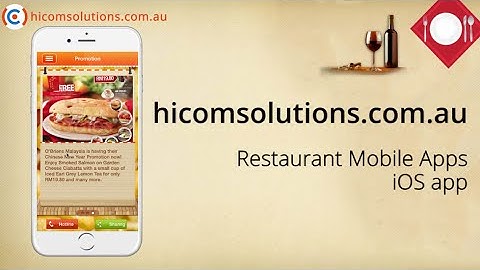 Restaurant ios app source code for sale