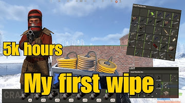 5000 Hours in Rust 8 Hours Into Wipe Day…