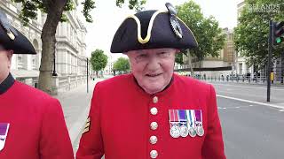 Disbandment of Irish Regiments Centenary Commemoration, The Cenotaph Whitehall, London, 12 June 2022