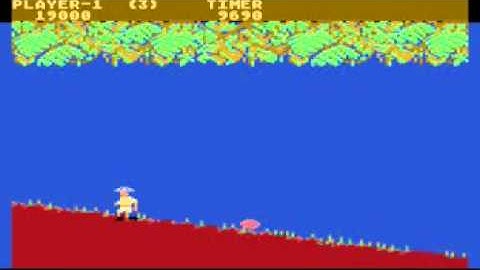 Atari 8-bit/5200 Jungle Hunt - timer glitch