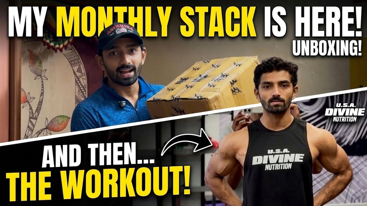 My Monthly Supplement Stack Unboxing (Divine Nutrition) | Chest ...