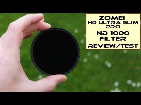 Zomei 10 Stops ND Filter 100 x 100mm ND1000 Lens Filter Ultra Slim HD 18 Layer Super Multi-Coated SCHOTT Glass PRO Square Filter Neutral Gray 100 * 100mm 