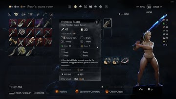 no rest for the wicked, two-handed weapons，Festering Earth, Attack Mode, Skill, X=Ground Slam