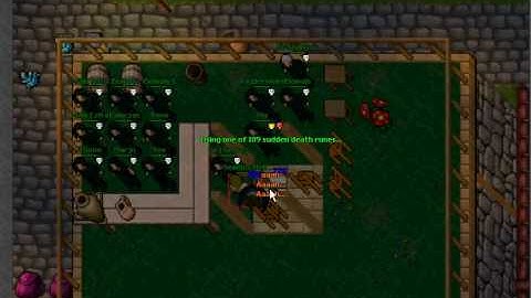 Tibia Icechaw mage bomb test