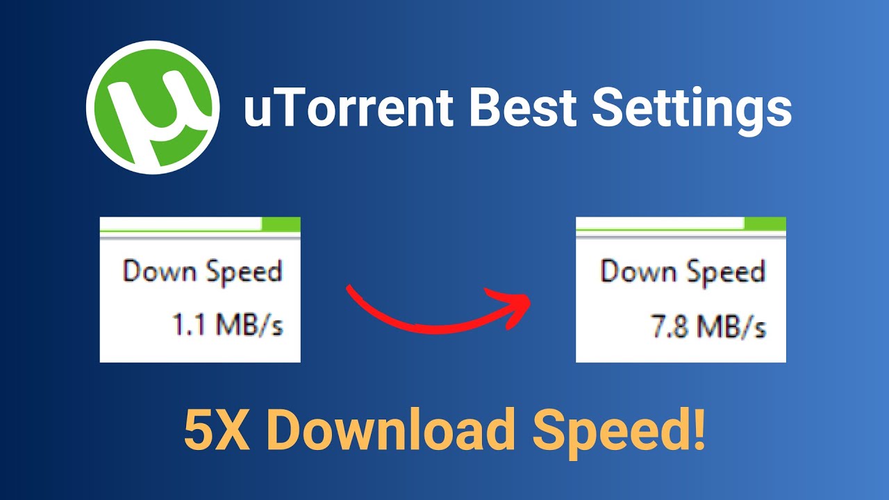 How to Speed Up uTorrent Downloads 2024 5X Download Speed