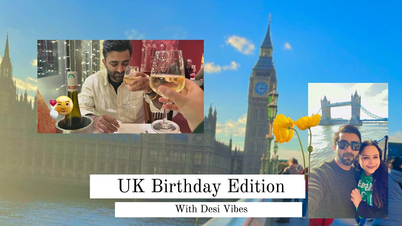 Birthday Celebration in UK and golf fang with British colleagues...