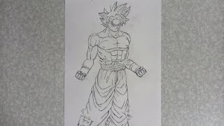 Desenho Goku instinto superior #drawing #viral #goku