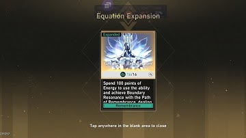 16 Remembrance equation