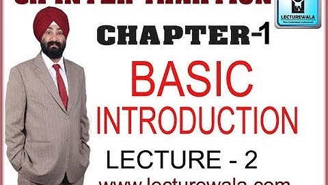 CA Intermediate Income Tax & GST Chapter-1 Lecture-2 Basic Introduction for May-19 & Nov.-19