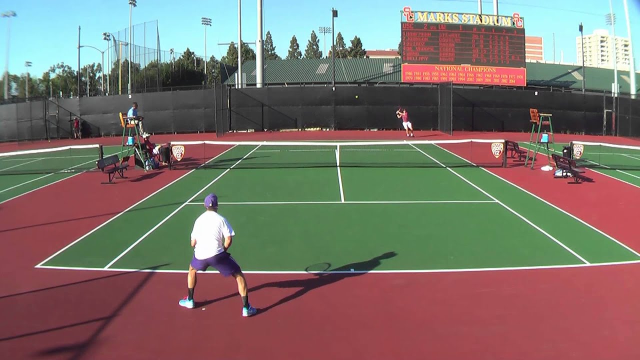 03 27 2015 USC Vs Washington men's tennis end of #1 singles 1080 AVCHD