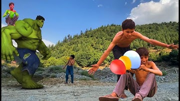 Hulk Transformation in Real Film Scene 