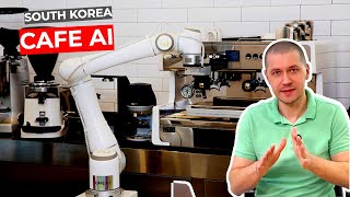 cafe ai coffee robot - robot barista cafeai South Korea