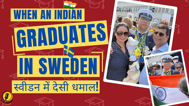 When an Indian Graduates in Sweden – Full Desi Celebration | स्वीडन में देसी धमाल!
