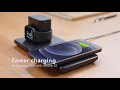 ESR | HaloLock™ 2-in-1 Magnetic Wireless Charger with iWatch Stand