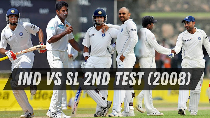 India Vs Srilanka 2nd Test (2008) |Indian Innings : Sehwag's Remarkable 200* A Legendary Knock