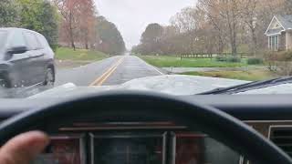 1987 Lincoln Town Car Sail America 58k miles morning coffee run.