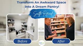 From chaos to custom: How one homeowner transformed an awkward space into a dream pantry
