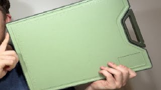 Titanium Cutting Board – Double Sided Cutting Boards for kitchen, Pure Titanium & Wheat Straw PP