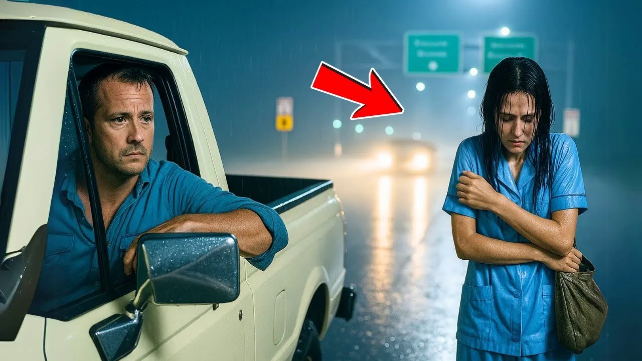 Alleinerziehender Vater trifft Krankenschwester, die im Regen weint – sie hat alles verloren