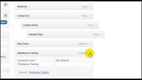 How To Make A Custom Menu in Wordpress - Video Tutorial About Creating A Blog Custom Menu