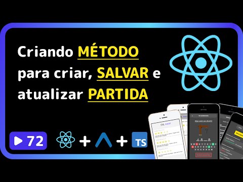 Curso base de React Native 2025: #72 - Criando método para criar, salvar e iniciar uma partida