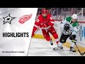 Stars @ Red Wings 4/22/21 | NHL Highlights