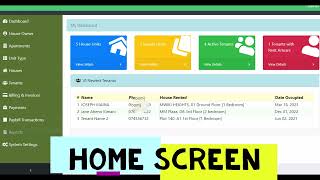 Rent Management System - Online/Offline