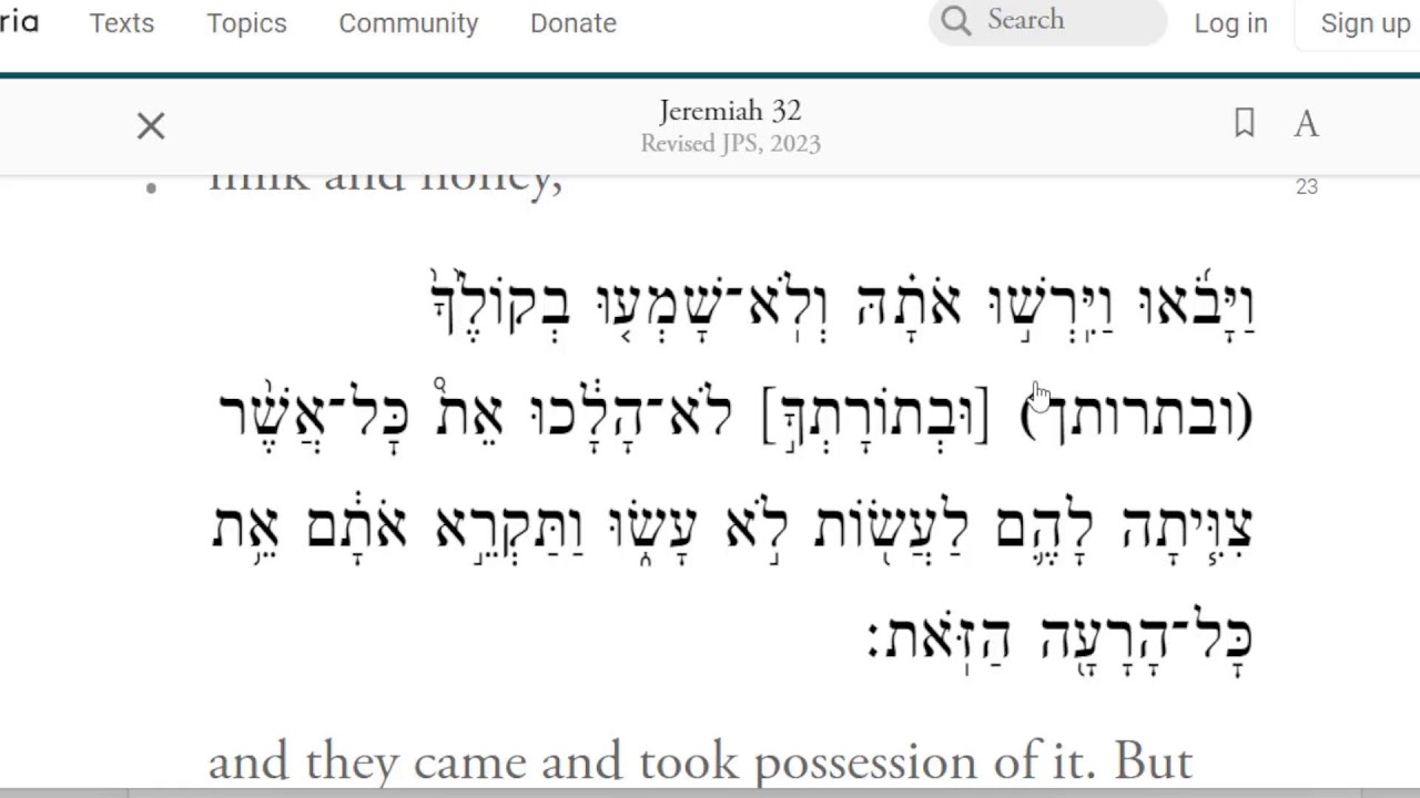 Parsha Behar, read by the Hebrew Torah Reading Team on 25 May 2024