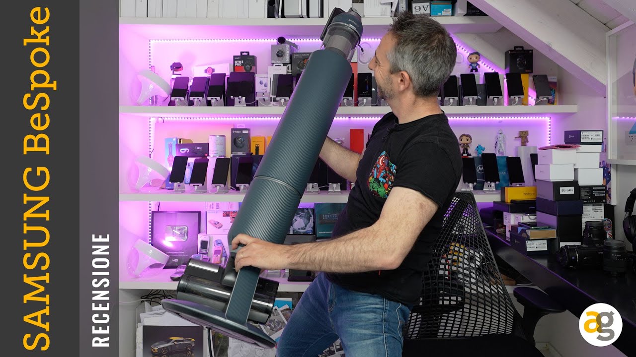 SAMSUNG aspirapolvere lavapavimenti di DESIGN. Recensione BESPOKE - YouTube