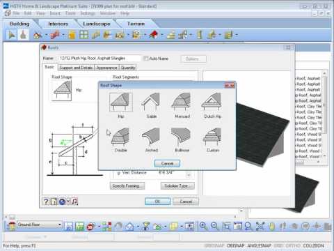  HGTV  Home  Design  Software  Adding And Editing Roofs YouTube