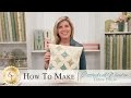 How to Make a Cathedral Window Pillow | a Shabby Fabrics Quilting Tutorial