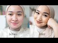 No Cut No Edit Makeup Kondangan  Affordable / Simple Brown Tone Makeup | Kiara Leswara