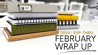 February Wrap Up 2024 | Every Layout &amp; Project I Created In February