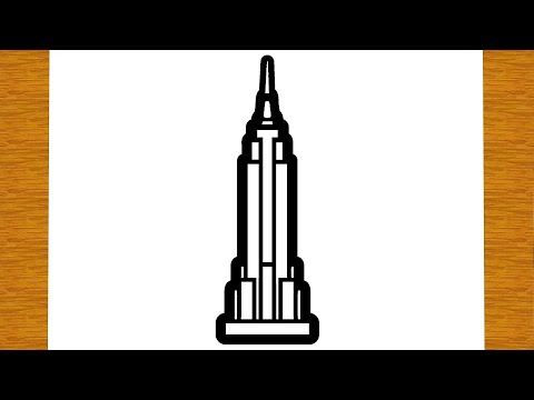 Drawing Empire State Building HD Png Download  Transparent Png Image   PNGitem