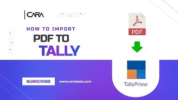 How to Import PDF Bank Statements into Tally (CARATOOLS Guide)