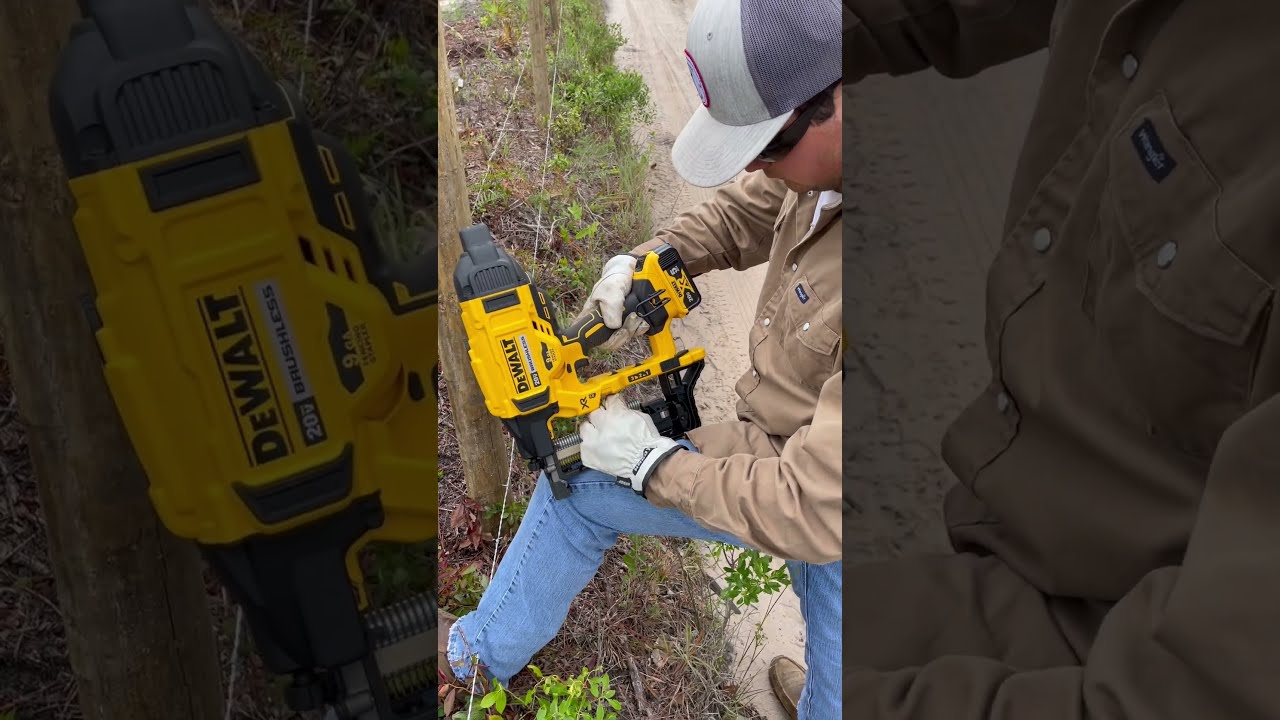Dewalt Cordless Fence Stapler Fencing Tools
