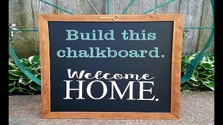 How to make chalkboards for use with a Silhouette Cameo vinyl cutter. Shop time with Jim Viebrock